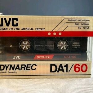 JVC Dynarec DA1/60 Audio Cassette - Black